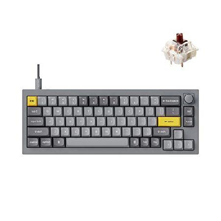Keychron Q2 有線カスタムメカニカルキーボードノブバージョン 65