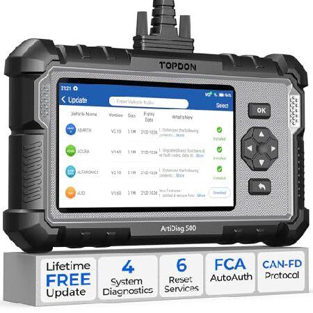 TOPDON AD500 OBD2診断機 タッチパネル 日本語対応 TOPDON AD500 obd2 診断機 日本語 自動車 故障診断機 b.m.w ベンツ