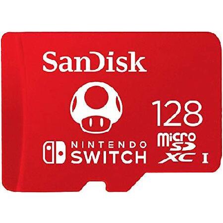 SanDisk 128GB MicroSD Nintendo Switch Memory Card for ＆ Lite