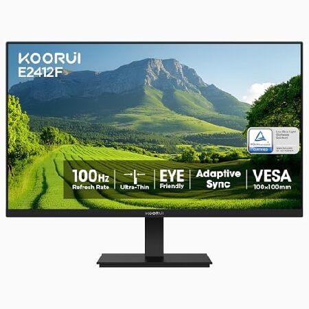 未開封品KOORUI 23.8インチ ディスプレイ PCモニタ FHD 75Hz KOORUI 23.8インチコンピューターモニター、FHD 1080P VAデスクトップ