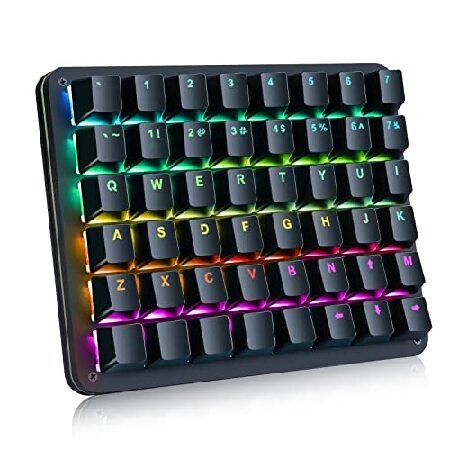 Koolertron One Handed Mechanical Gaming Keyboard, 48-Key Fully