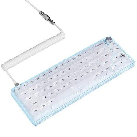 MAGIC REFINER MK31 ゲーミングクリアキーボード MAGIC-REFINER MK31 60% 有線 ホットスワップ可能 メカニカル