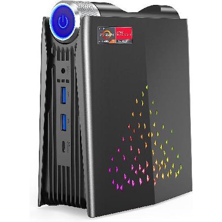 KAMRUI シンクライアントミニPC AMD 6-Core Ryzen 5 5600U Radeon