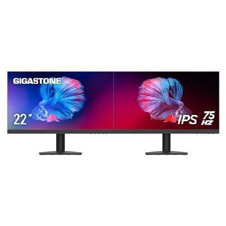 GIGASTONE公式3年 】22インチ モニター 2台セット フルHD IPSパネル 非