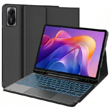 QYiiD バックライト付きタッチパッドキーボードケース Xiaomi Redmi