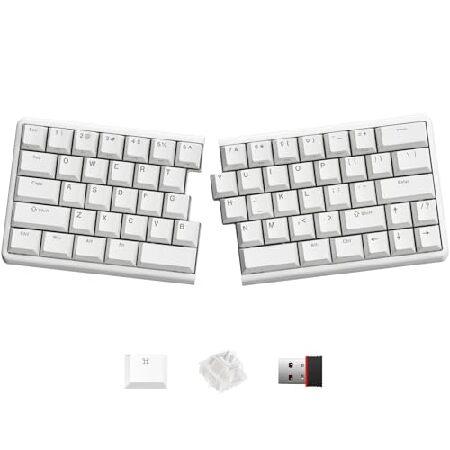 NocFree Wireless Ergonomic Split Mechanical Keyboard - Linear, Hot