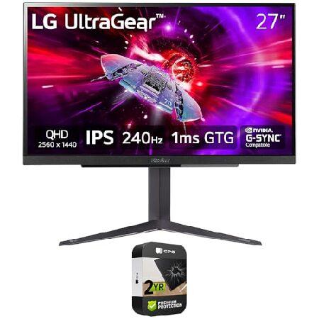 LG 27GR83Q-B 27 inch Ultragear QHD 1ms 240Hz Gaming Monitor Bundle
