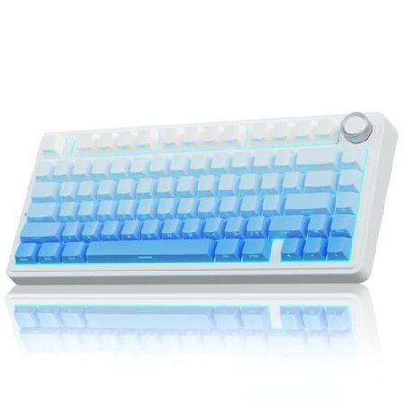 AULA F75 Pro Wireless Mechanical Keyboard,75% Hot Swappable Custom