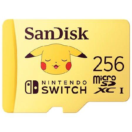 SanDisk 256GB ポケモン ピカチュウ microSDXCカード Nintendo-Switch