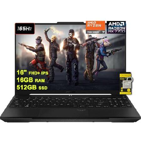 Asus TUF Gaming A16 ノートパソコン 16インチ FHD+ 165Hz 7ms 100