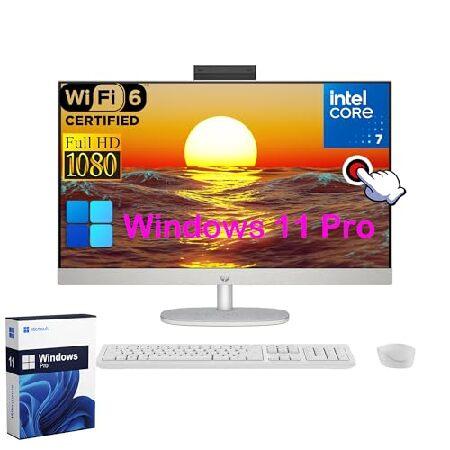 HP 27インチオールインワンタッチスクリーンデスクトップPC- Intel 12