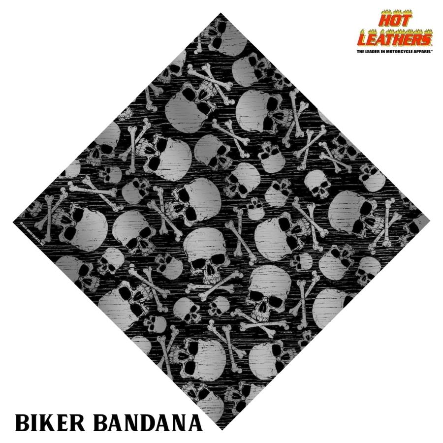 Hot Leathers バンダナ スカル ボーン 骸骨 Skulls and Bones ヘッド