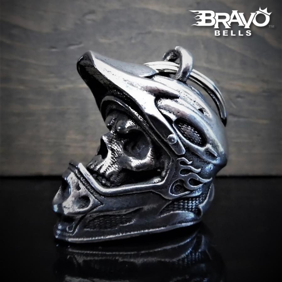 米国製 Bravo Bells モトクロス 3D ベル [Motocross Skull Helmet