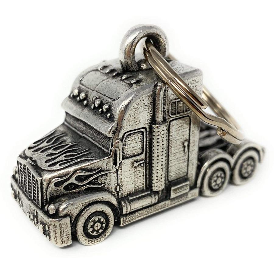 米国製 Bravo Bells セミトラック 3D ベル [Semi Truck] Made in USA 魔除け お守り バイク オートバイ