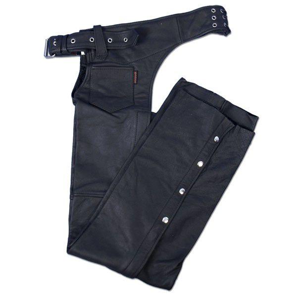 ベストクオリティークラシックスタイルレザーチャップス : ハーレー