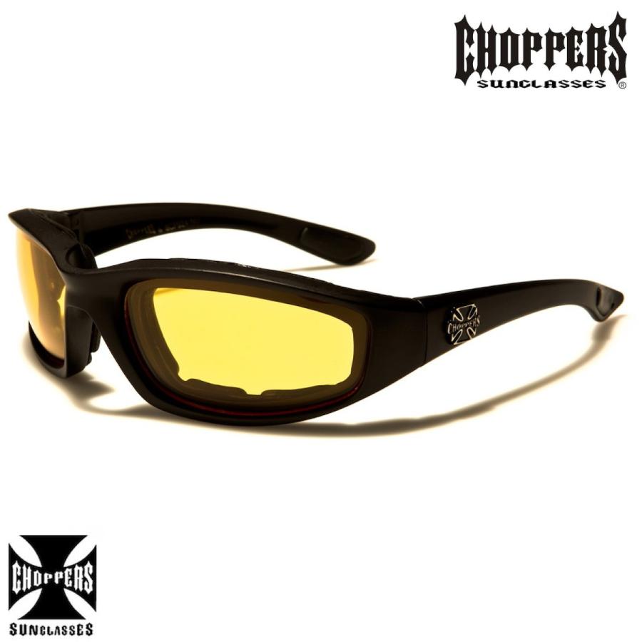 POC ゴーグル イエロー レンズ バイク サングラス ゴーグル Choppers イエローレンズ マット