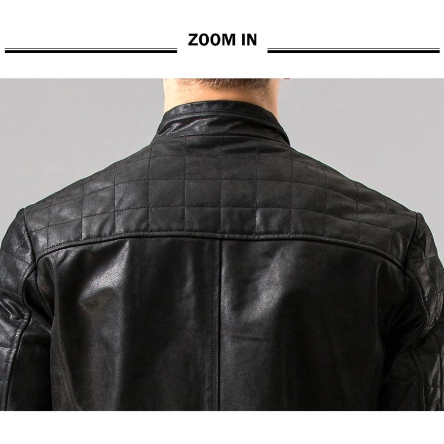 送料無料!】全10サイズ メンズブラックピッグスキンジェニュインレザー