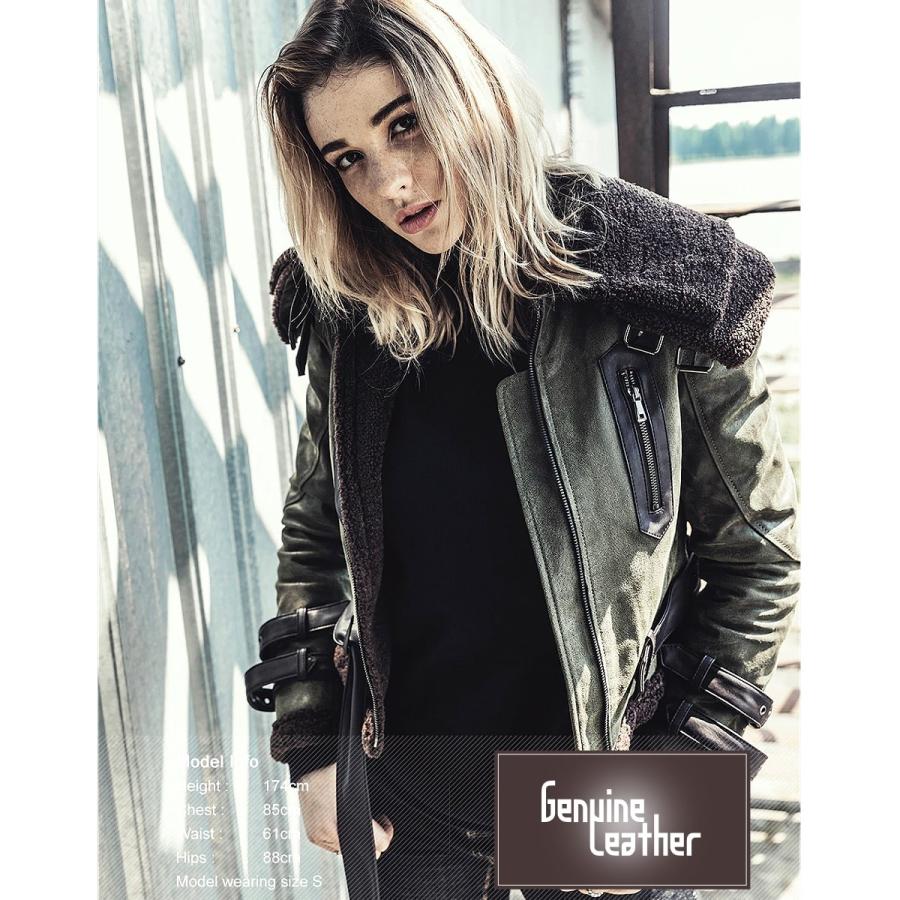 送料無料!】全7サイズ レディース フェイクファームートンピッグスキン