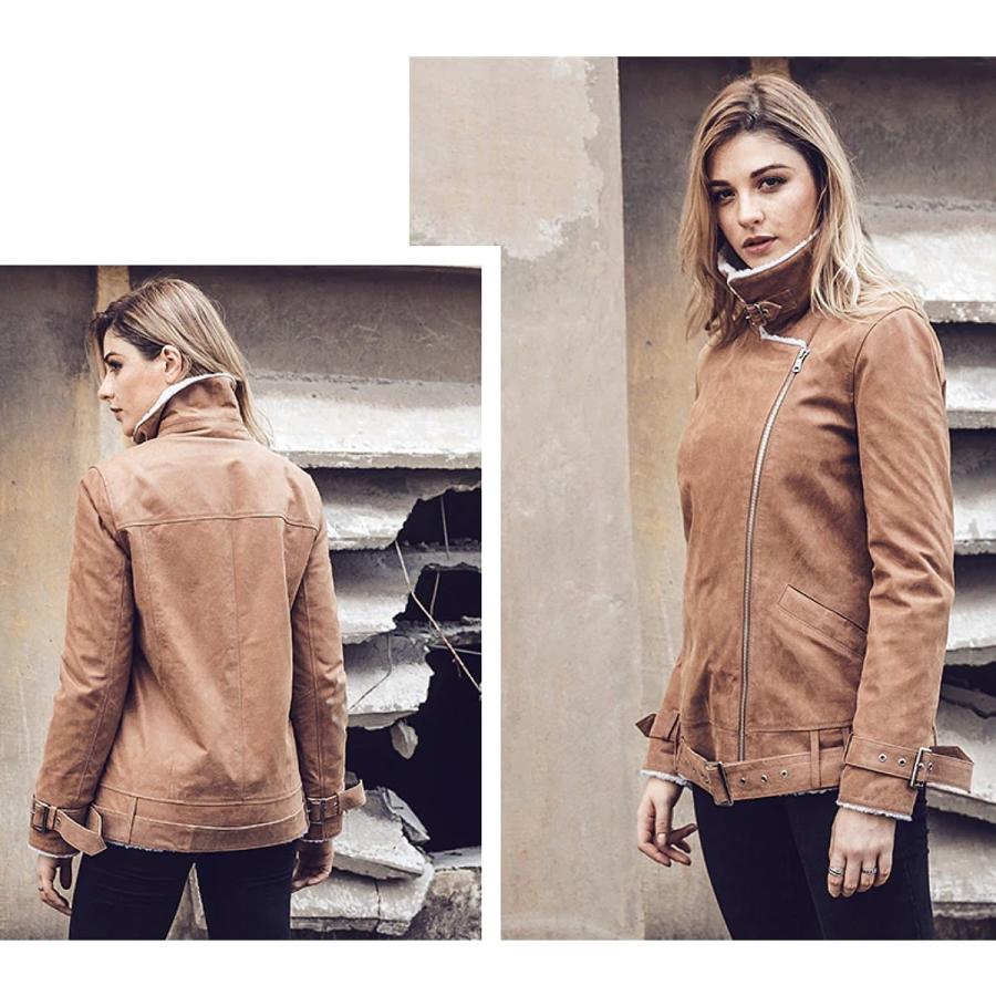 送料無料!】全7サイズ レディース フェイクファームートンピッグスキン