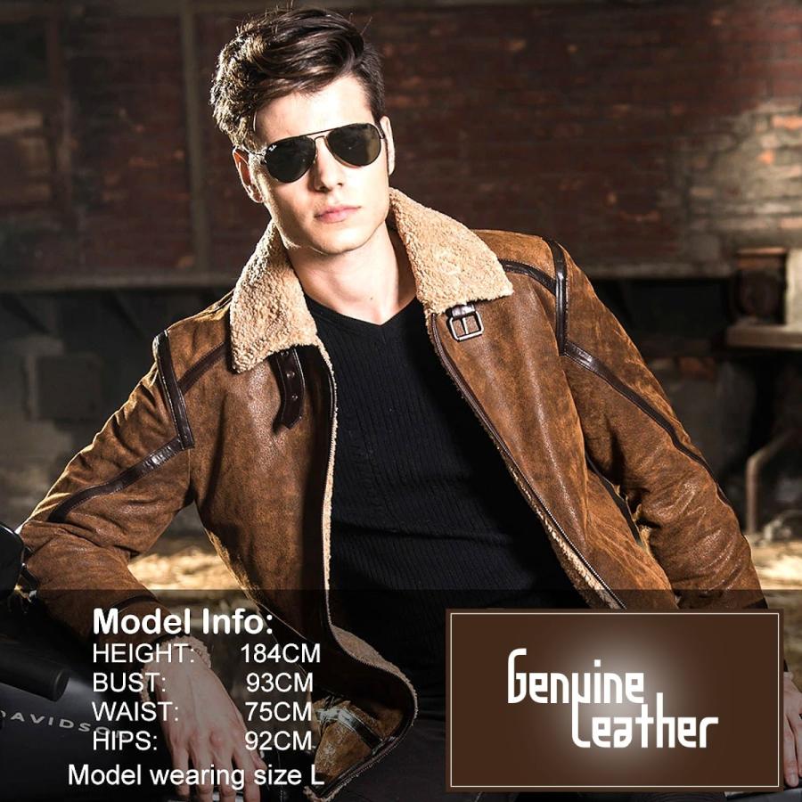 送料無料!】全10サイズ メンズ ダブルフェイスファー ピッグスキン