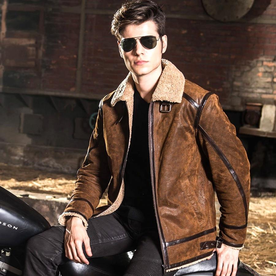 送料無料!】全10サイズ メンズ ダブルフェイスファー ピッグスキン