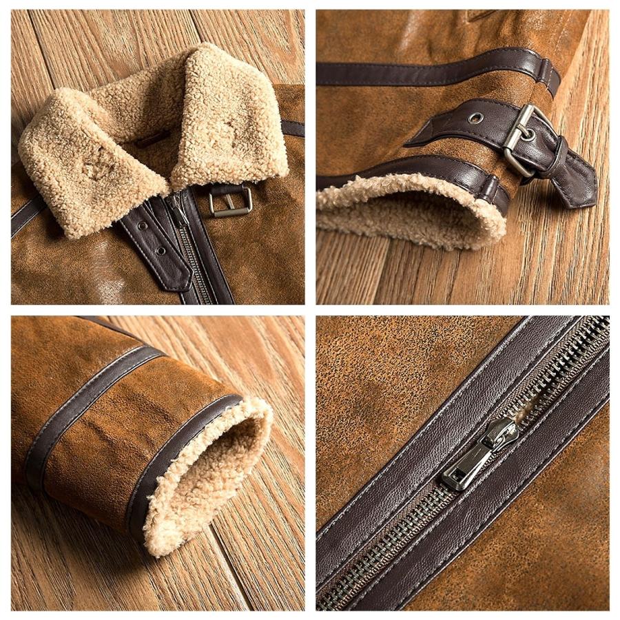 送料無料!】全10サイズ メンズ ダブルフェイスファー ピッグスキン