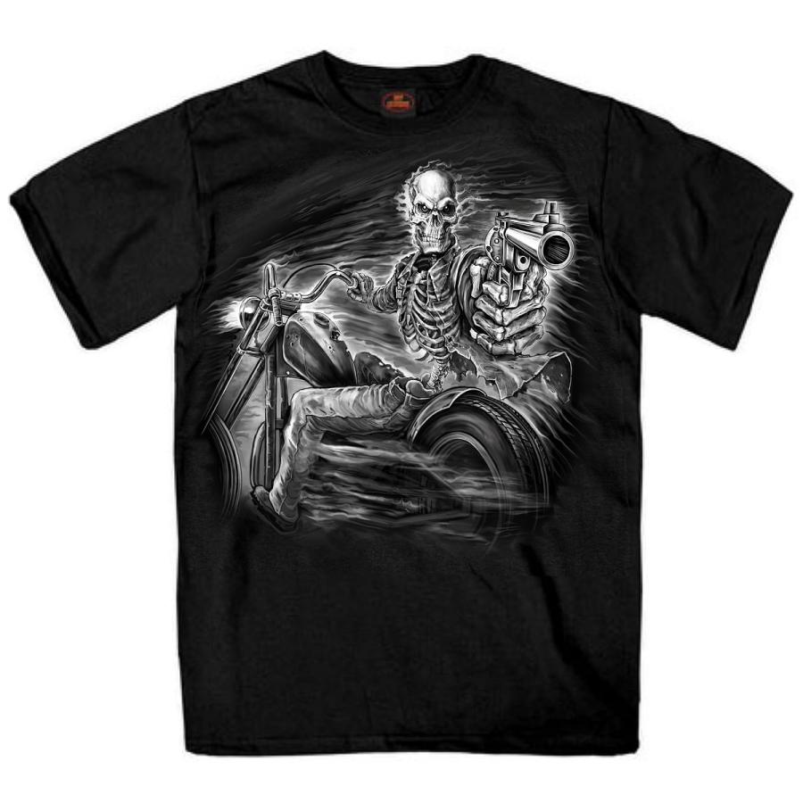 米国直輸入! ホットレザーアサシンライダーメンズTシャツ! 半袖シャツ