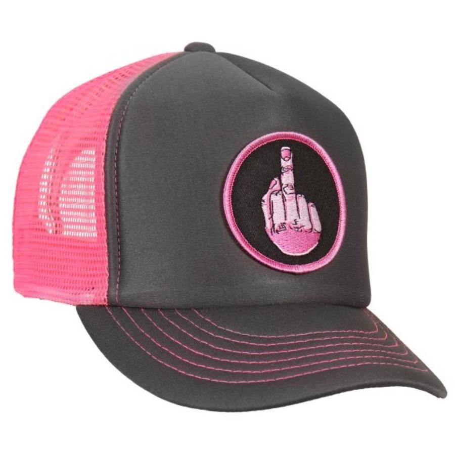 HOTLEATHERS ホットレザー ミドルフィンガー ピンク トラッカーハット