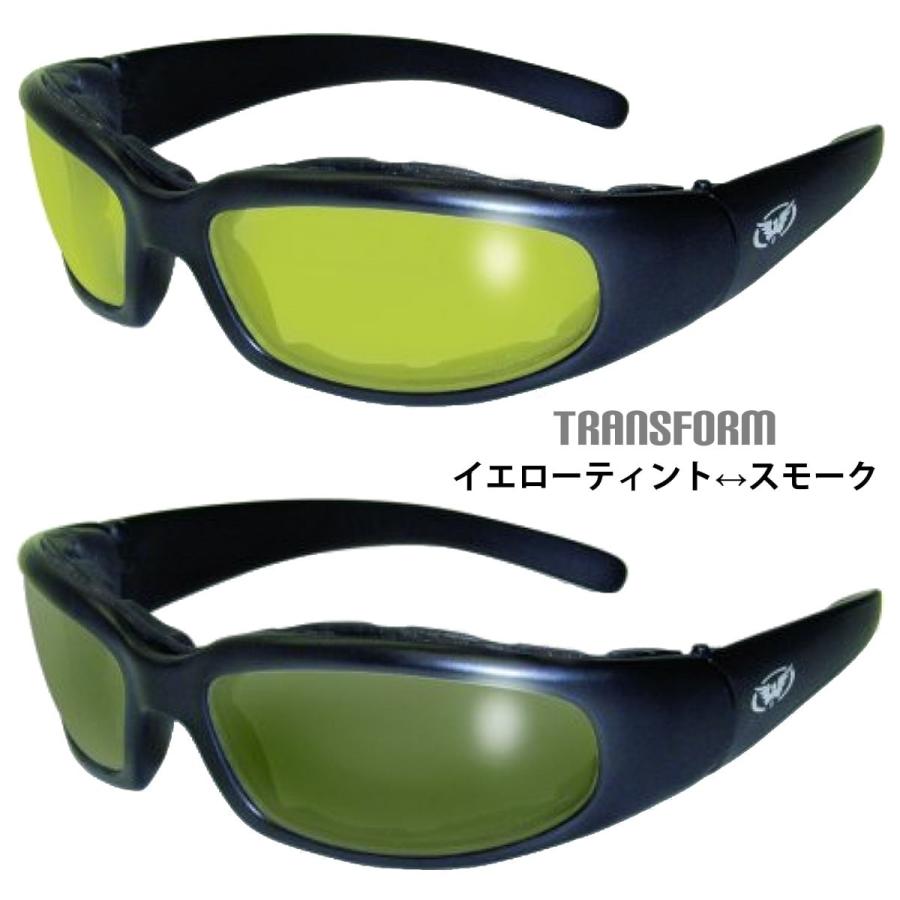 バイク 調光 サングラス ゴーグル GLOBAL VISION Chicago24 紫外線の量
