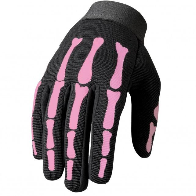 Pink Skeleton Ladies Mechanic's Gloves｜harley｜02