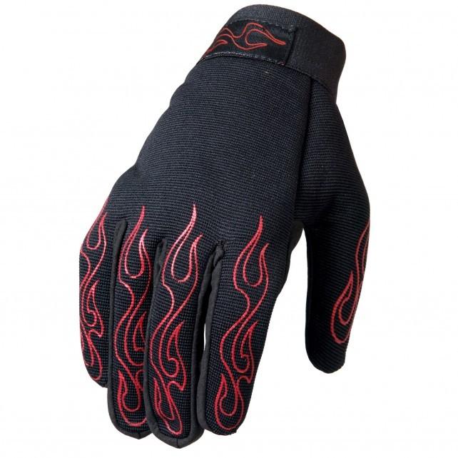 Mechanics Gloves with Red Flames|harley|02