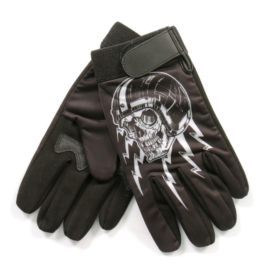 バイク メカニック グローブ Sublimated 3/4 Skull スカル ジェッペル 