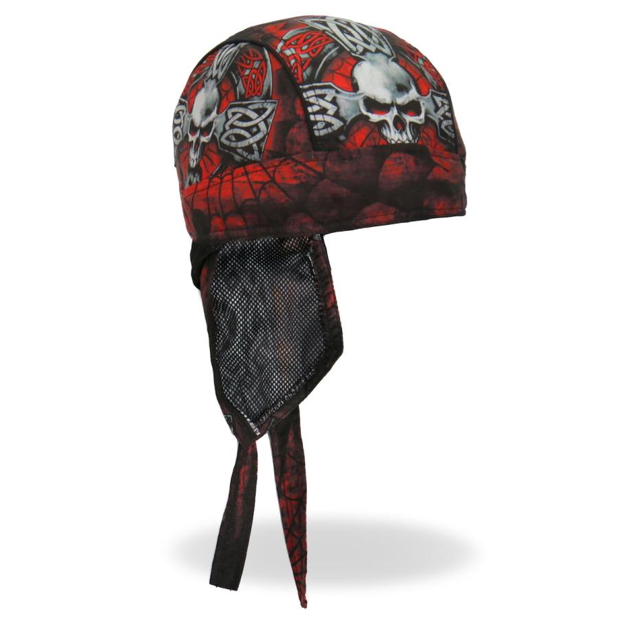 Hot Leathers ヘッドラップ 赤 黒 スカル ケルト十字 Celtic Cross バンダナ ヘルメットインナー サイズフリー 米国直輸入 バイクに Hwh1101 ハーレーカスタマージャパン 通販 Yahoo ショッピング