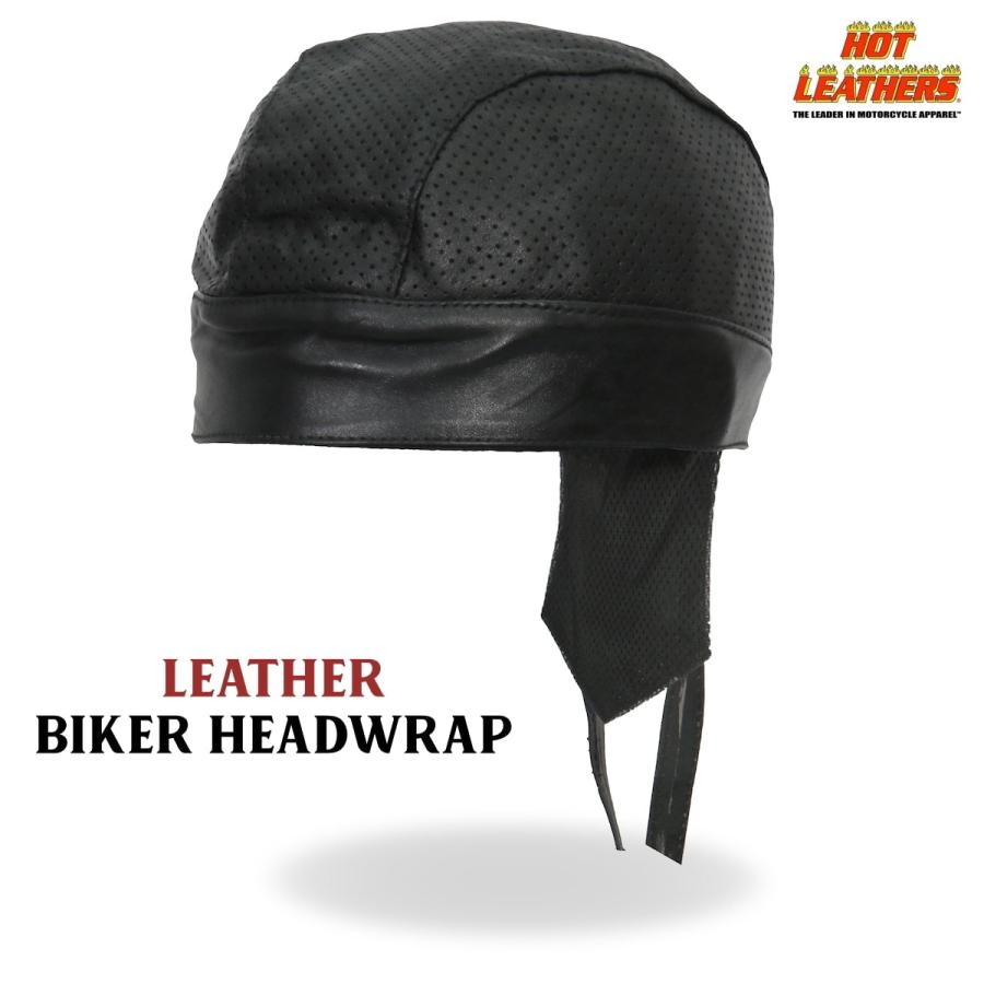 Hot Leathers レザー ヘッドラップ メッシュ [Perforated Leather] 本