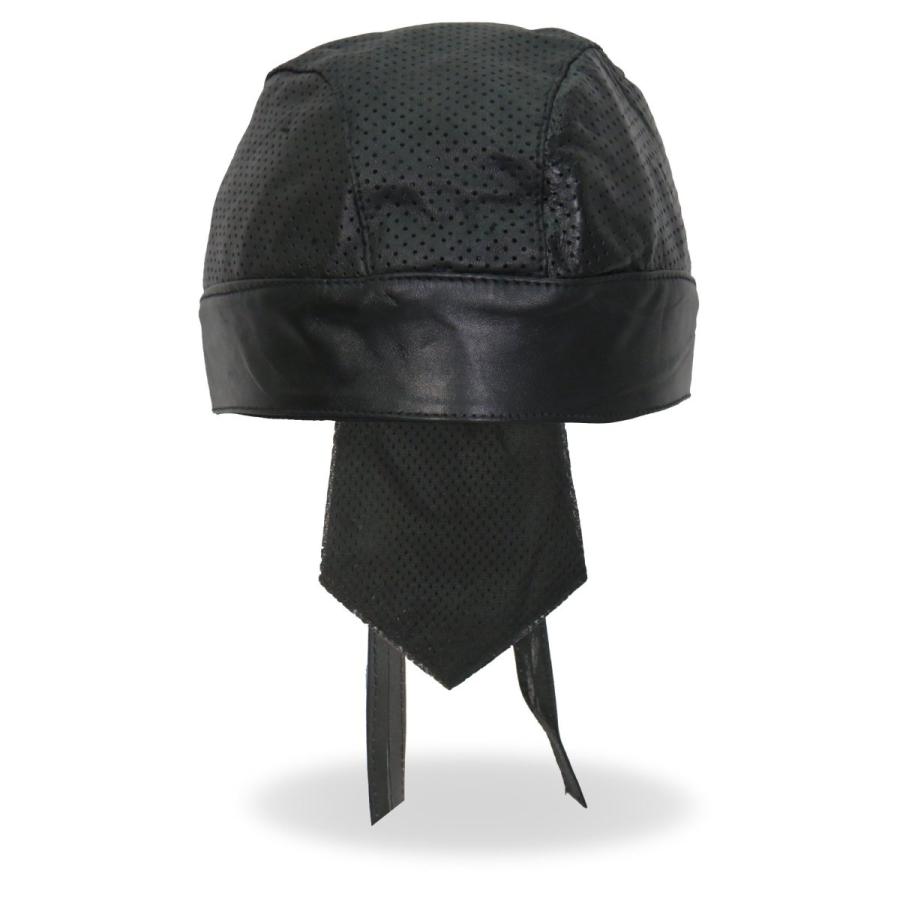 バイクヘルメットHOT LEATHERS Hot Leathers レザー ヘッドラップ メッシュ [Perforated Leather] 本