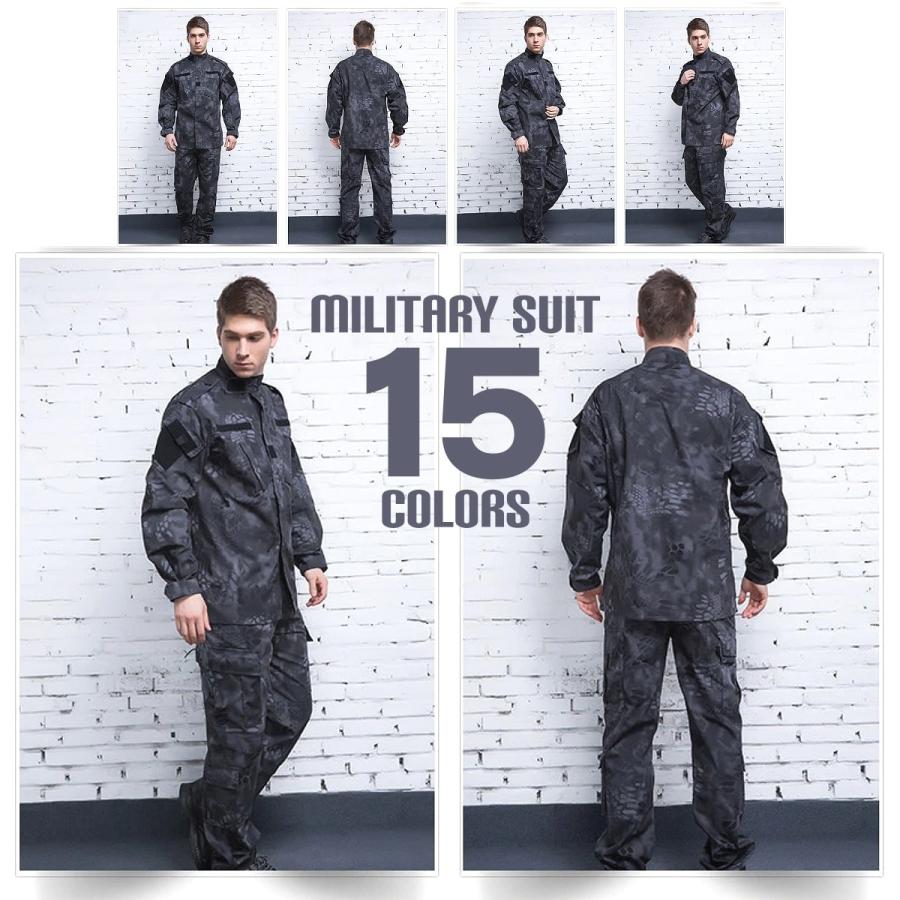 送料無料!】全15色 6サイズ マルチカム ミリタリーユニフォームスーツ