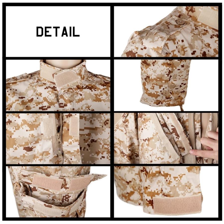 送料無料!】全15色 6サイズ マルチカム ミリタリーユニフォームスーツ