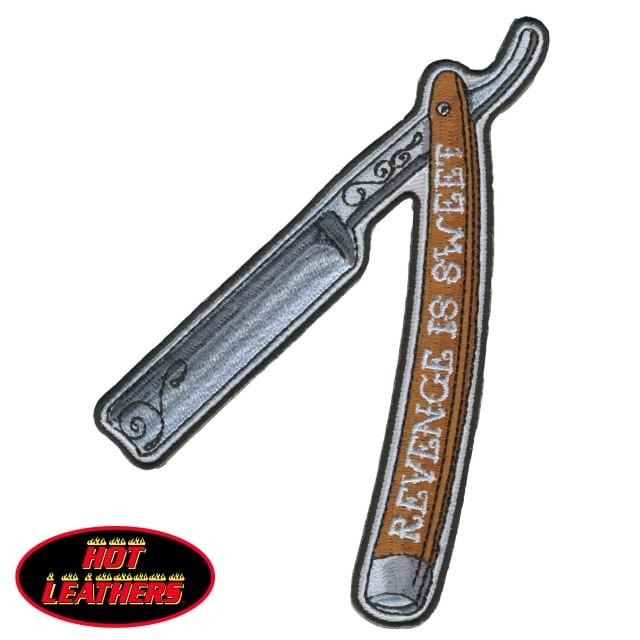 日本未発売! セール価格! ホットレザー ストレート レイザー ワッペン