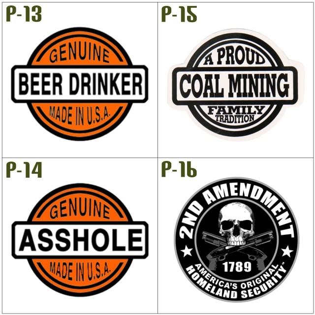 米国直輸入! HOTLEATHERS【P】全20種 ステッカー バイカー ヘルメット