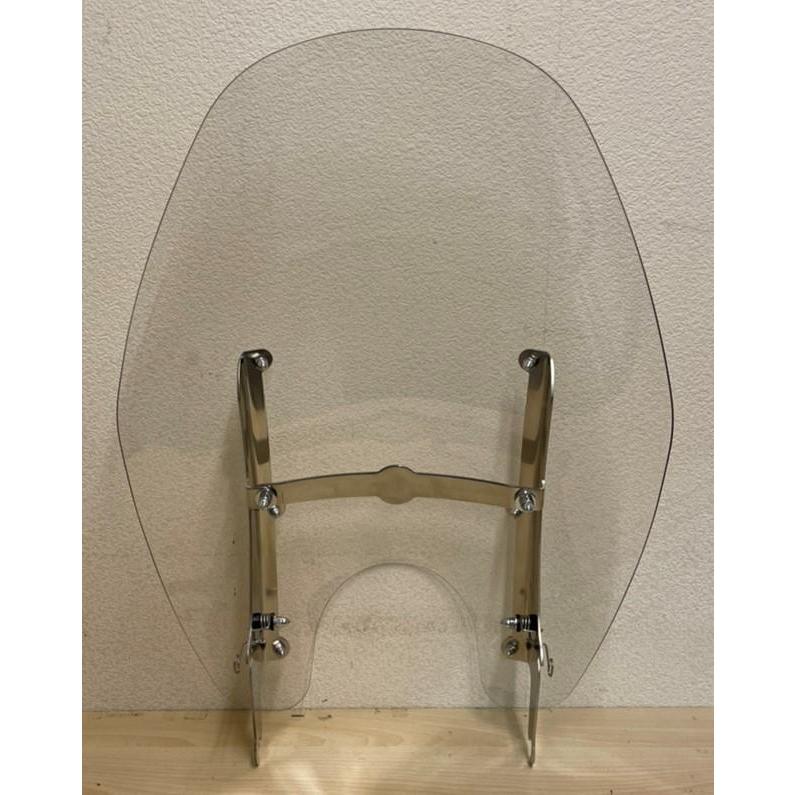 最終値下げハーレー純正　ウィンドシールド　デタッチャブルタイプ H-D(R)デタッチャブル(TM) 16インチ ウィンドシールド - ライト