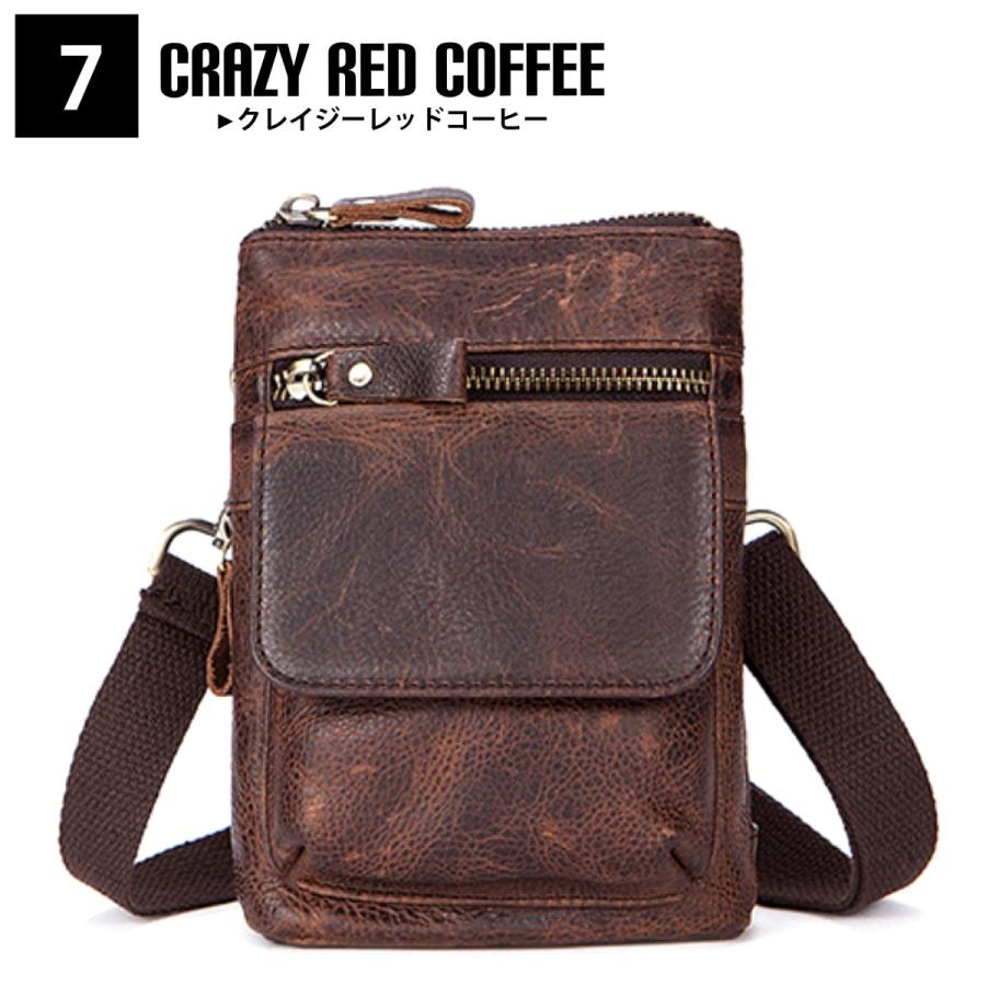 送料無料!】全7色! ビンテージジェニュインレザーベルトウエストバッグ