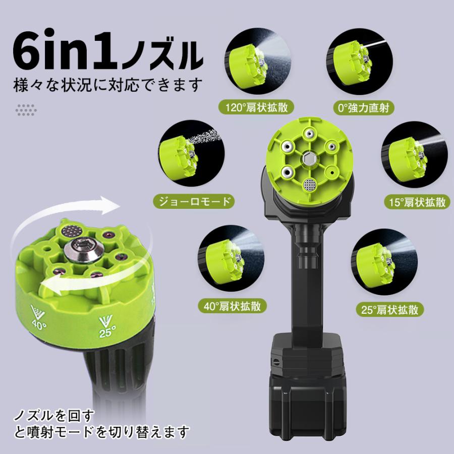 Amazon | 高圧洗浄機 コードレス 充電式【2025新登場強化版 