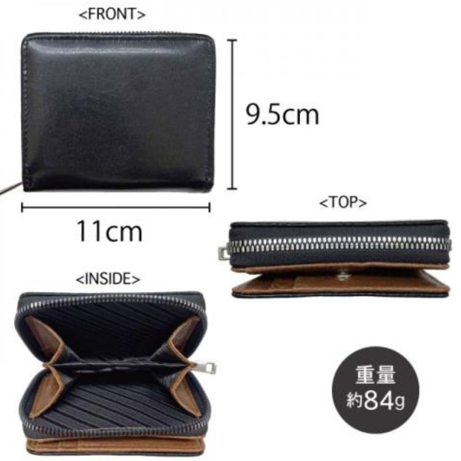 チェーン付き財布 メンズ ラウンドファスナー 二つ折りさいふ サイフ 男の子 中学生 男子 高校生 男性用 |  | 05