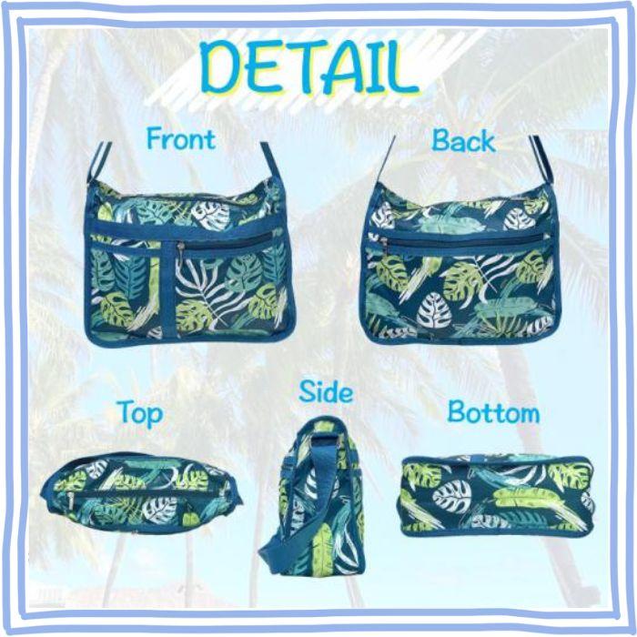 ハワイ柄バッグ ショルダーバッグ 【ハワイ】 レディース ショルダー  肩掛け 斜め掛け  ポリエステル 軽量  旅行 アウトドア  散歩 公園 子供 大人 Hawaii柄 |  | 05