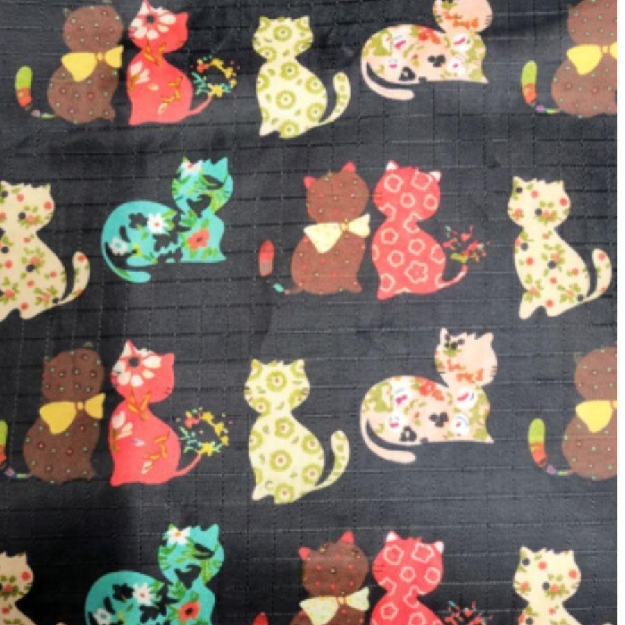 ねこ柄バッグ ショルダーバッグ レディース ショルダー   肩掛け 斜め掛け  ポリエステル 軽量 軽い 旅行 アウトドア  ネコ ねこ 猫 キャット |  | 14