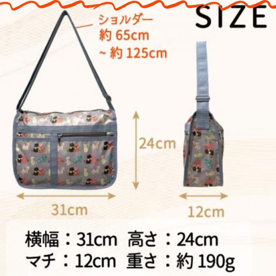 ねこ柄バッグ ショルダーバッグ レディース ショルダー   肩掛け 斜め掛け  ポリエステル 軽量 軽い 旅行 アウトドア  ネコ ねこ 猫 キャット |  | 04