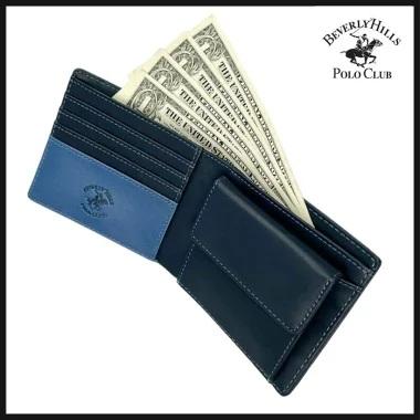 メンズ 財布  二つ折り ウォレット 財布 合皮 フェイクレザー 男性用 サイフ さいふ お財布 男子財布 ビバリーヒルズポロクラブ 3色 |  | 04