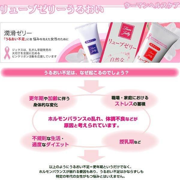 潤滑ゼリー 女性用 男性用  リューブゼリー 3本セット ローション潤滑ゼリー 55g×3箱 セット 宅配便送料無料 | ジェクス | 02