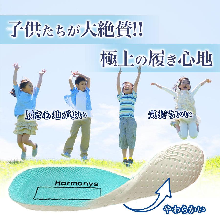 インソール 中敷き 子供 キッズ ジュニア 衝撃吸収 レディース メンズ 立体 3D 土踏まず 中敷 通気 疲労軽減 Harmonys ハーモニーズ | Harmonys | 14
