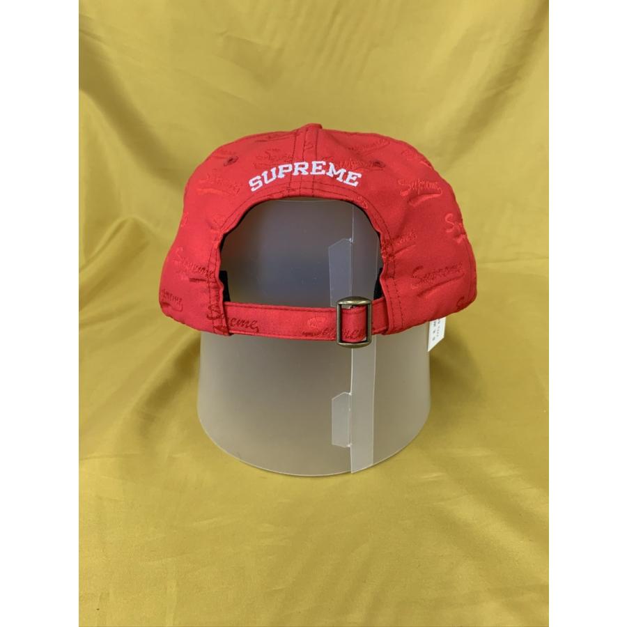 美品！Supreme シュプリーム キャップ Resistant 6-Panel supreme JACQUARO S CRIPT 6-PANELCAP RED シュプリーム
